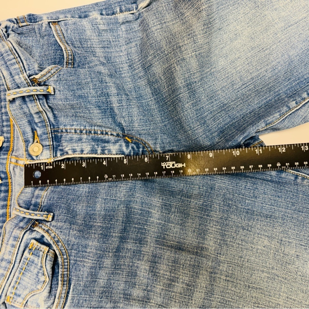 Levi's Women's Perfectly Slimming 512 Light Blue Boot Cut Jeans Size 12 Medium - Picture 13 of 14